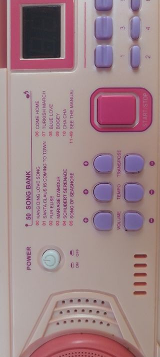 Teclado Infantil Princess 61 teclas