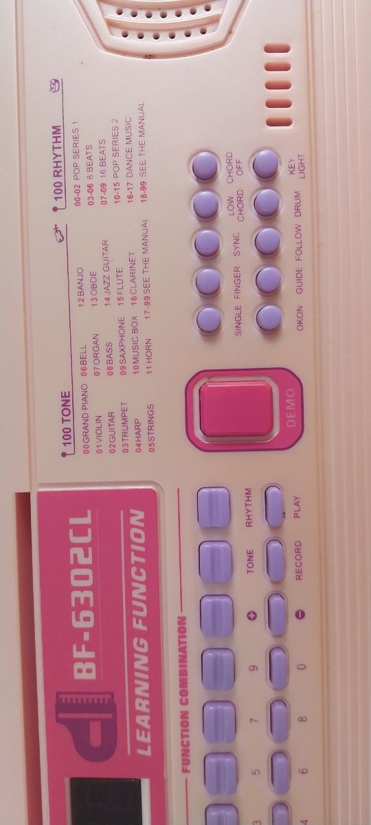 Teclado Infantil Princess 61 teclas