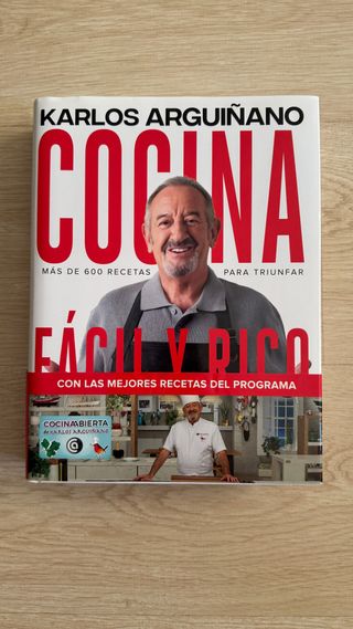 Libro “Cocina fácil y rico” de Karlos Arguiñano