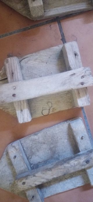 3 Paletas madera antiguas