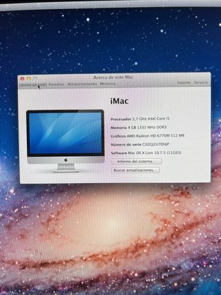 iMac 27" 2014 Core i5 - 4GB RAM 1