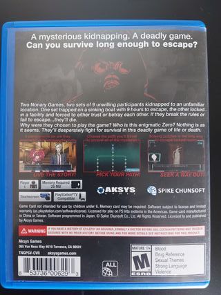 PSVita - The Nonary Games