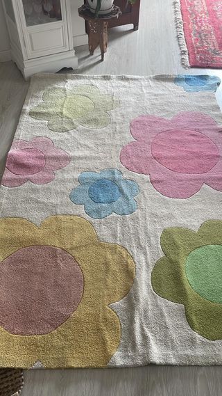 Alfombra infantil multicolor | Felpa