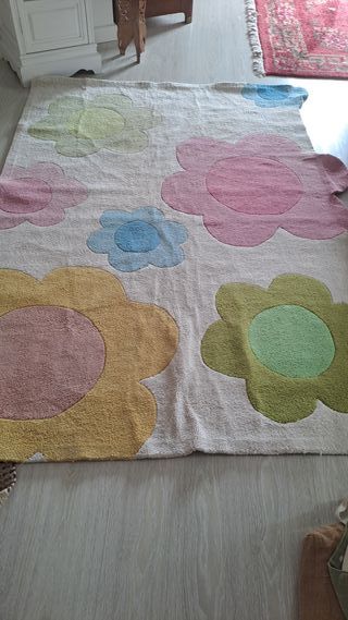 Alfombra infantil multicolor | Felpa