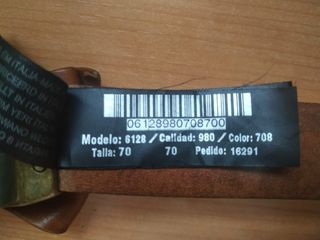 Cinturón Massimo Duti marrón Talla 70