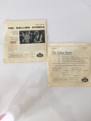 2 Singles Vinilo Rolling Stones 1964