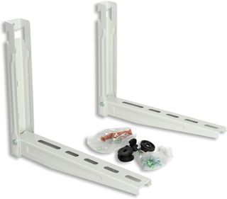 Soportes pared blancos metal 420x400 mm