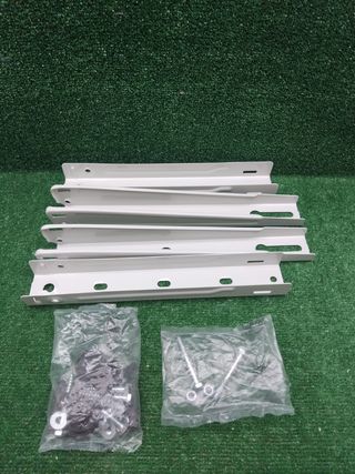 Soportes pared blancos metal 420x400 mm
