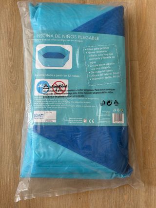 Piscina Infantil Plegable Azul