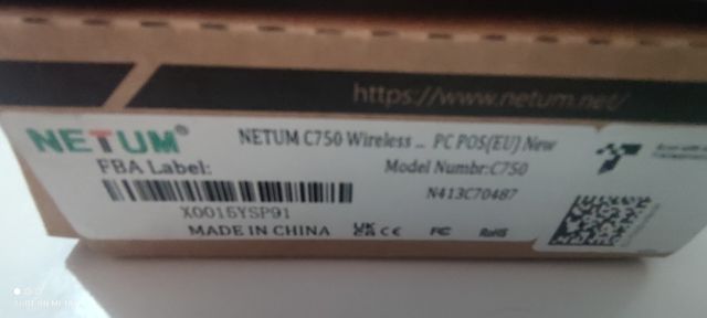 Lector código barras Netum