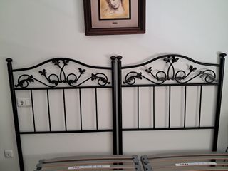 Cabeceros forja metal negro