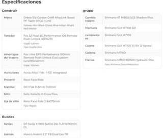 Orbea OIZ 29" M30 - Talla L | Carbono