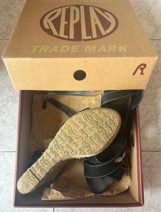 Sandalias Replay Negro