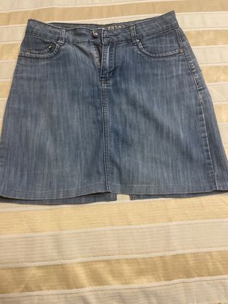 Falda vaquera azul - Mini