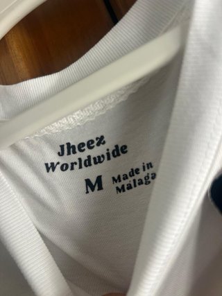 Camiseta Jheez Worldwide blanca