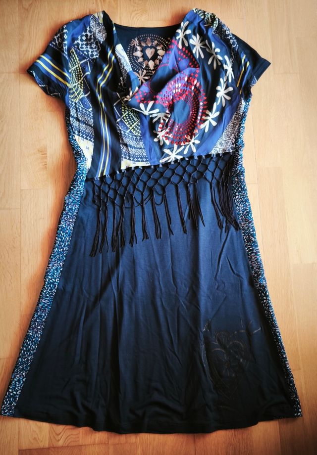 Vestido Desigual multicolor M
