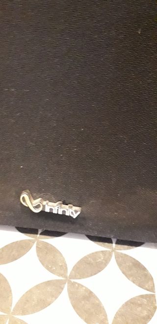 Altavoces Infinity - negros y caoba