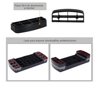 HOMCOM Step para Fitness Stepper Aeróbic
