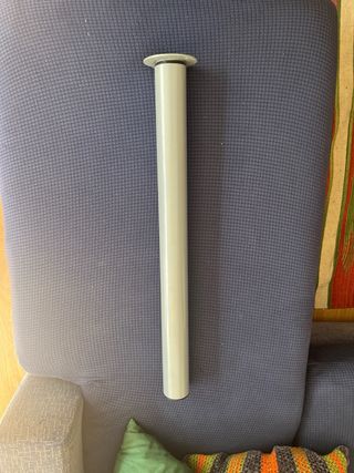 Pata mesa extensible gris - metal/plástico