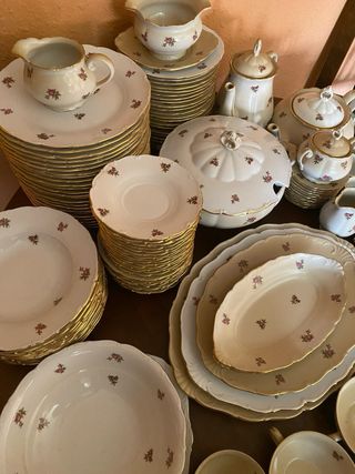 Vajilla porcelana 100 piezas