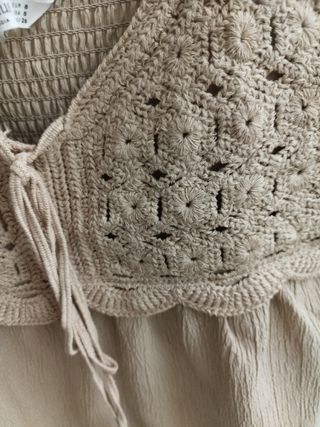 Blusa beige tirantes