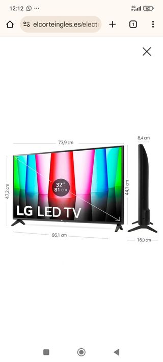 TV LG 32" LED Smart TV