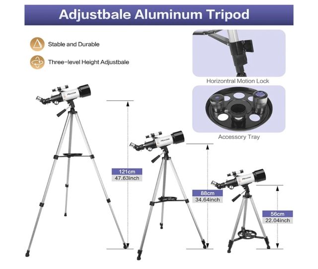 Telescopio Meezaa - Fácil montaje