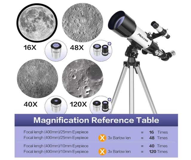 Telescopio Meezaa - Fácil montaje