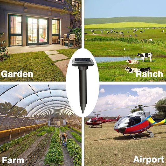 Repelente Solar para ratones , topos y serpientes