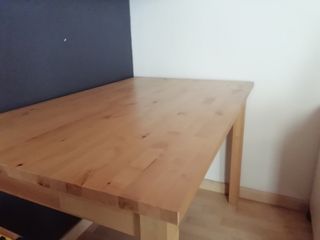 Mesa Ikea modelo BJORKUDDEN - Madera maciza 