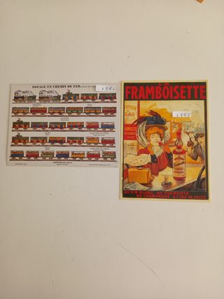 Varios calendarios antiguos: Trenes & Fram