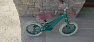 Bicicleta de equilibrio sin pedales 