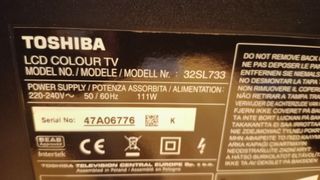 TV Toshiba LCD 32" buenísima y super cuidada.