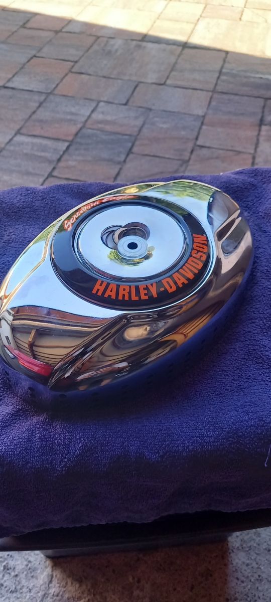 copri filtro aria Harley D.    con fori racing