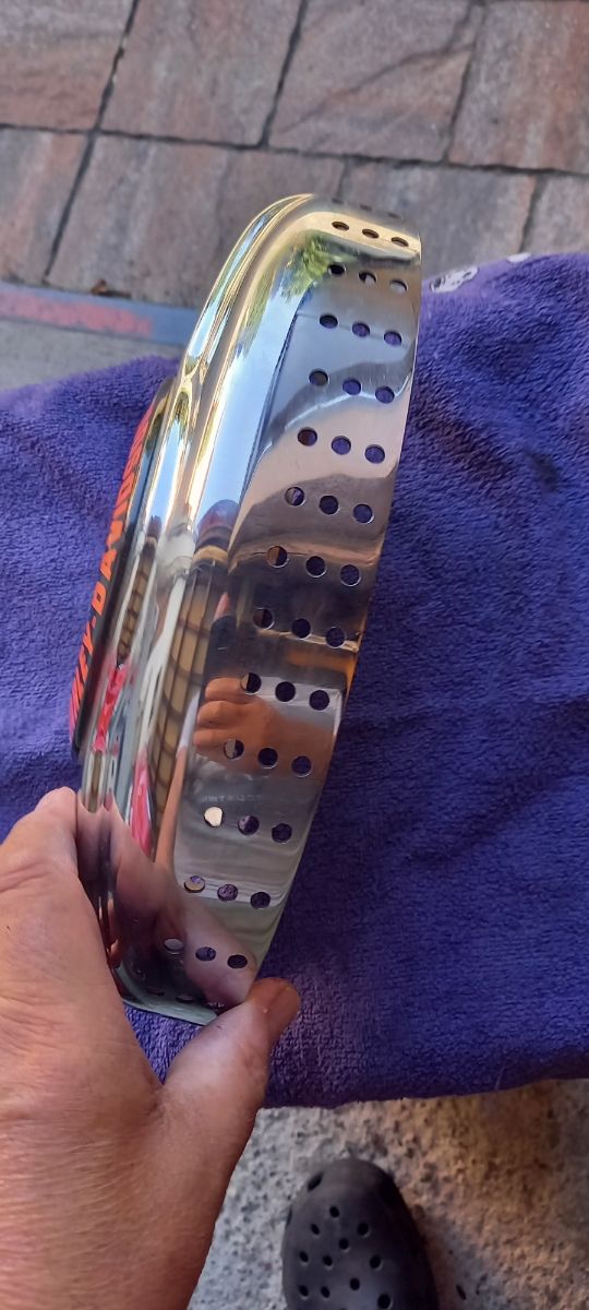 copri filtro aria Harley D.    con fori racing