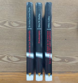 Lote de 3 novelas de suspense y terror