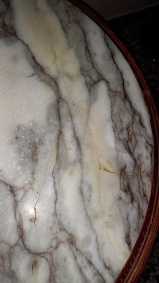 Mesa centro vintage mármol