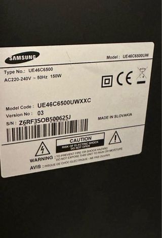 TV Samsung 40" - Pantalla impecable