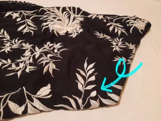 Top asimétrico flecos ZARA