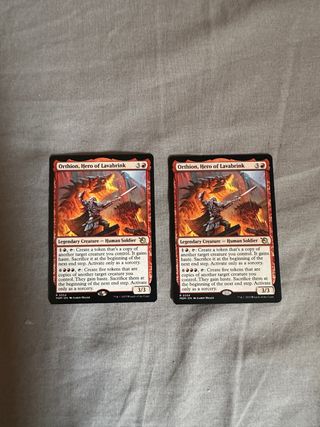 2x Orthion, Hero of Lavabrink - MTG