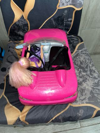 Coche Barbie rosa