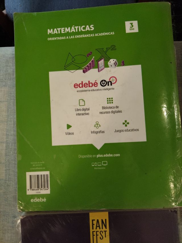 Libros de texto de 3 de la ESO