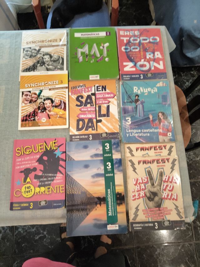Libros de texto de 3 de la ESO