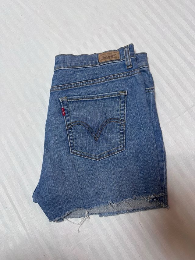 Shorts Levis 512 taglia 42 - fiore ricamato