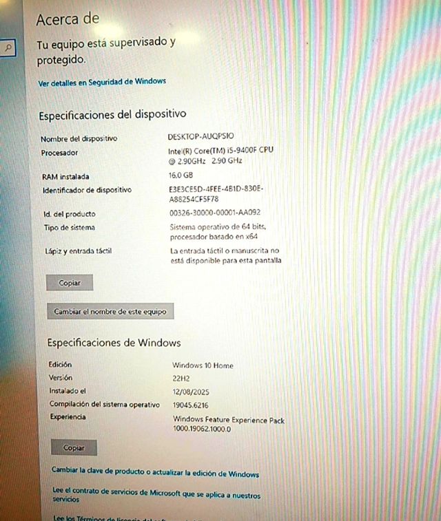 CPU GAMING i5 9ª GEN | GTX 1650 | 16GB RAM |