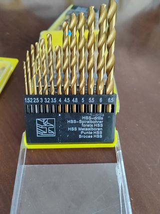 Estuche 13 brocas nuevo a estrenar 