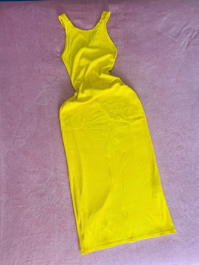 Vestido amarillo H&M talla S/M