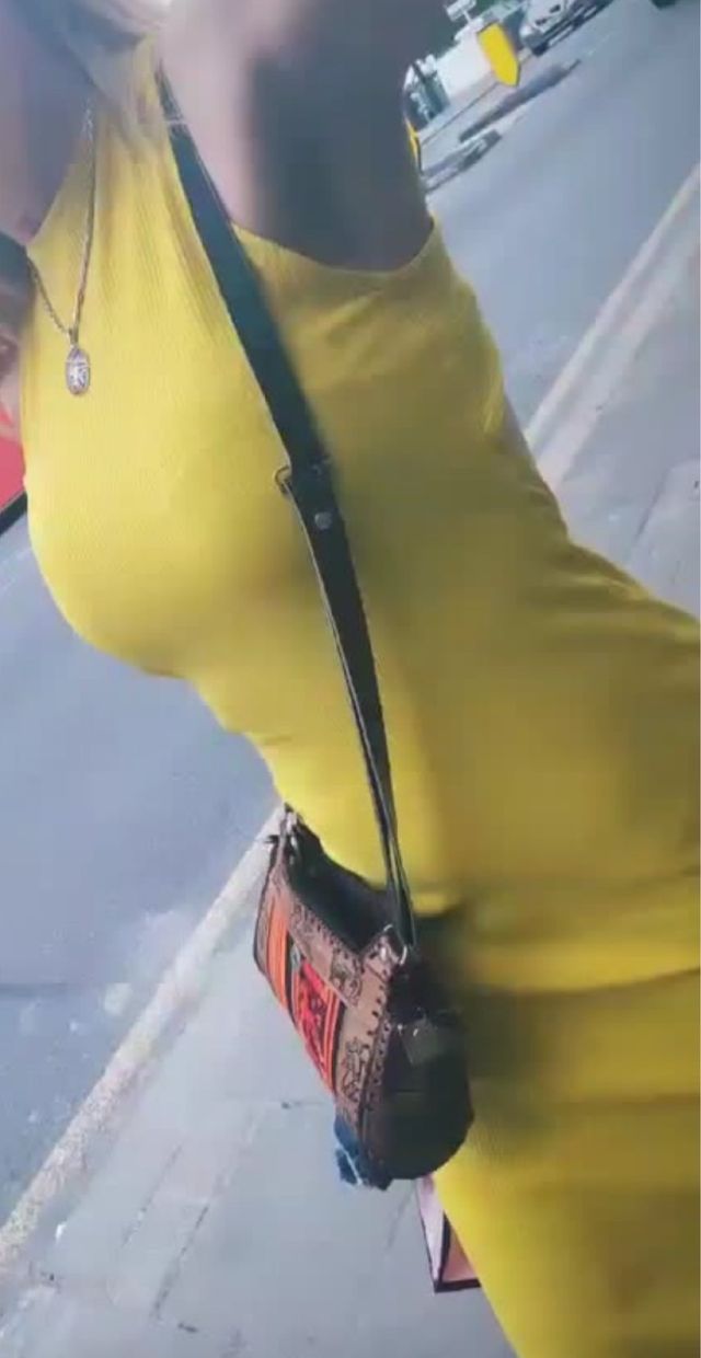 Vestido amarillo H&M talla S/M