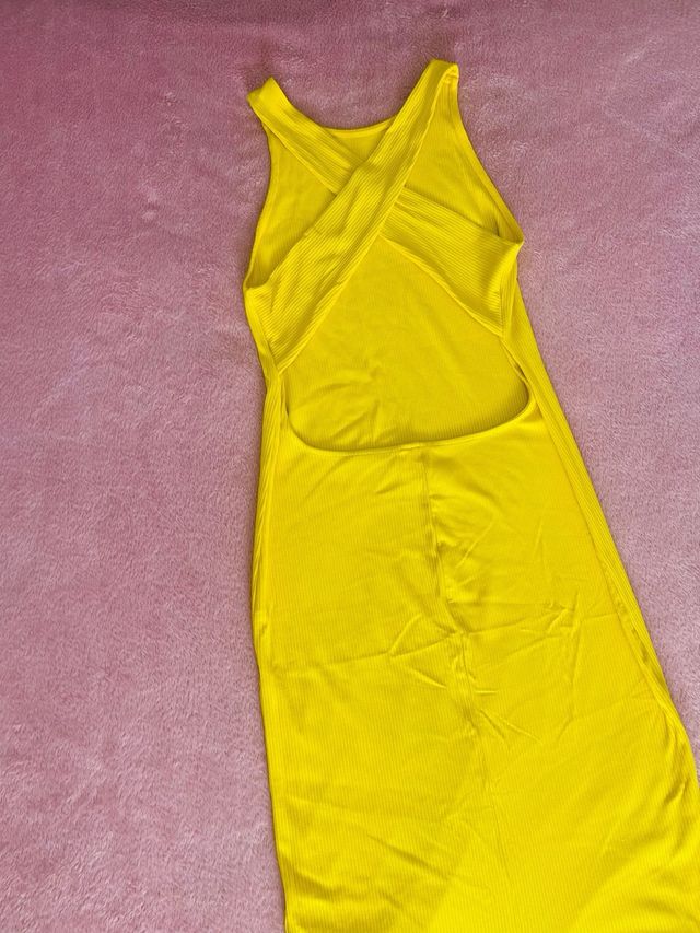 Vestido amarillo H&M talla S/M