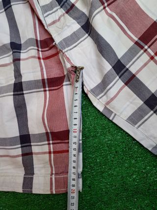 Bermudas cuadros rojas y blancas